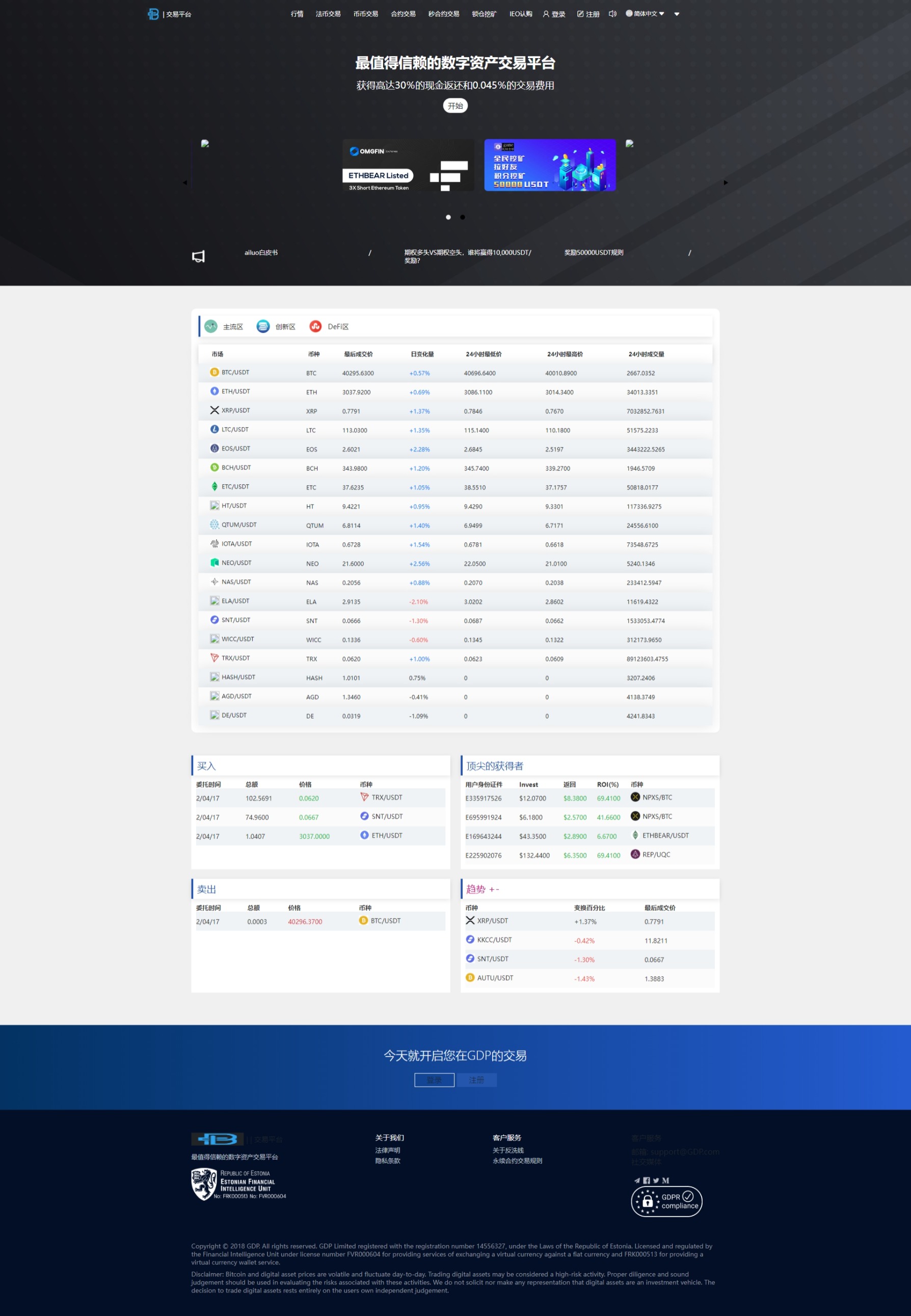 【交易所】二开秒合约多语言交易所/锁仓挖矿/IEO认购/币币交易/法币交易/杠杆交易插图6