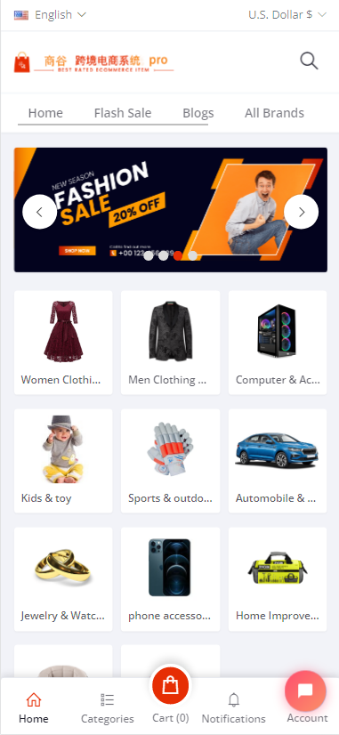 最新b2b2c跨境电商商城系统中英繁多语言多商户货贷商城统产品库一键选品一键铺货商城插图3 最新b2b2c跨境电商商城系统中英繁多语言多商户货贷商城统产品库一键选品一键铺货商城插图3