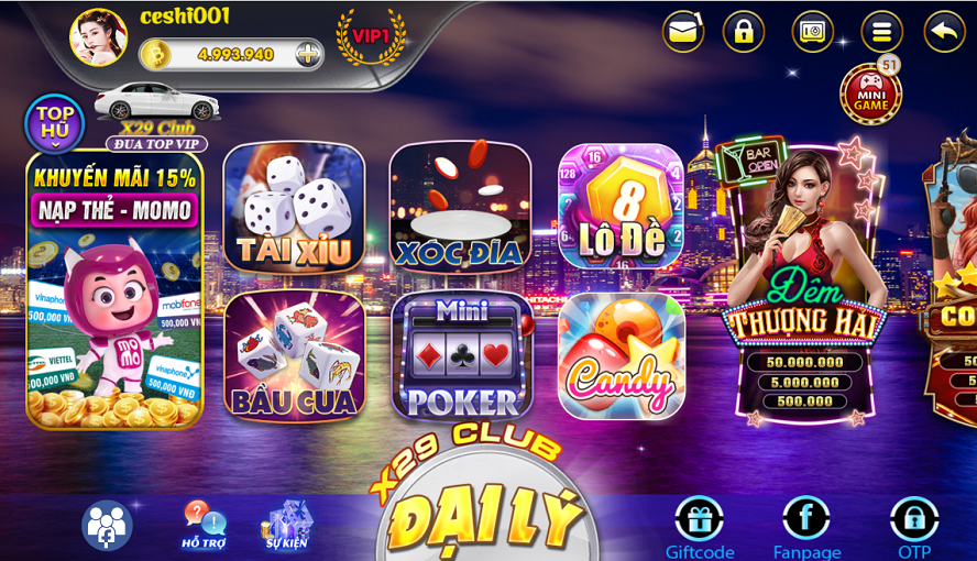 运营版越南棋牌游戏